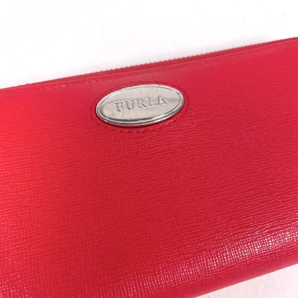 Furla Red Leather Wallet Good Pre Owned Condition - Picture 3 of 5